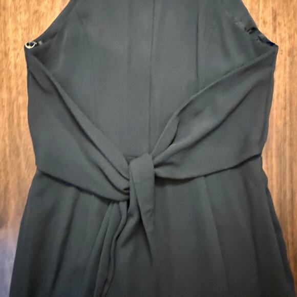 VTG Marie St. Claire Black Long Formal Gown Size 14 Embroidered Wrap Skirt NWT - Picture 11 of 15